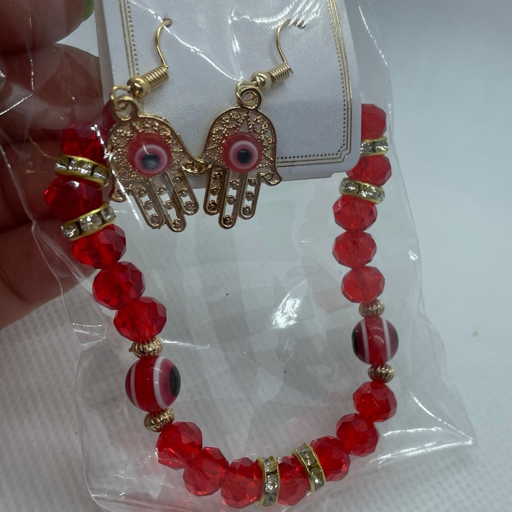 Red evil eye